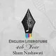English Literature -4th year- Damascus University 𓆭