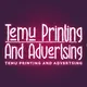 Temu printing and advertsing