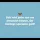 Overath steht auf