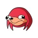 RED UGANDA KNUCKLES ARMY