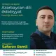 Azərbaycan dili və ədəbiyyat Səfərov.R