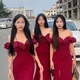 红蓝美女群/缅甸女孩/缅甸姑娘/赌场客服