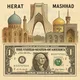 قیمت لحظه ای دلار تهران مشهد هرات استانبول سلیمانیه