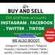 INSTAGRAM AND FACEBOOK ACCOUNT BUYING AND SELLING