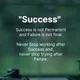 Success key's point 99