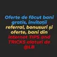 Oferte de facut bani GRATIS Invitatii referral&Bonusuri Tips&Tricks Aplicatii care platesc legit Investitii Crypto