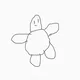 Frank the sloppy drawn turtle