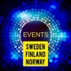 Events in Sweden, Finland, Norway🇺🇦🇸🇪🇫🇮🇧🇻 Організація заходів у Швеції, Фінляндії та Норвегії
