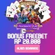 BONUS FREEBET 20K | IDN POKER &amp; PRAGMATIC PLAY