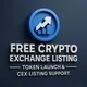 Free Crypto Exchange Listing | Token Launch & CEX Listing Support