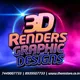 3D RENDERS & GRAPHIC DESIGNS